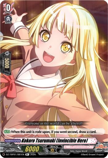 Image for Kokoro Tsurumaki [Invincible Hero] - Cardfight Vanguard