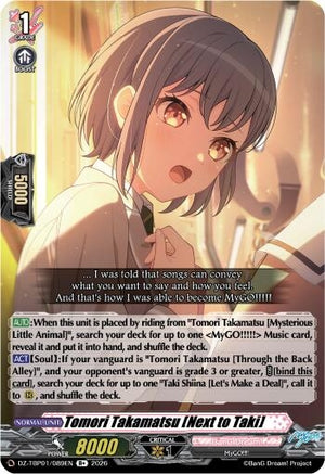Tomori Takamatsu [Next to Taki] (DZ-TBP01/089EN) (DZ-TBP01)