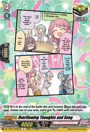 Overflowing Thoughts and Song (C) (DZ-TBP01/092cEN) (DZ-TBP01)