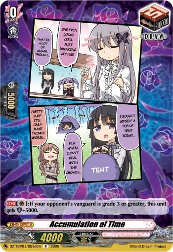 Image for Accumulation of Time (D) - Cardfight Vanguard