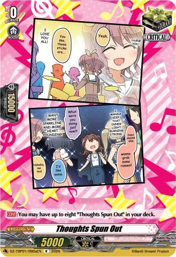Image for Thoughts Spun Out (A) - Cardfight Vanguard