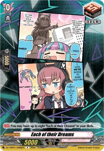 Image for Each of their Dreams (G) - Cardfight Vanguard