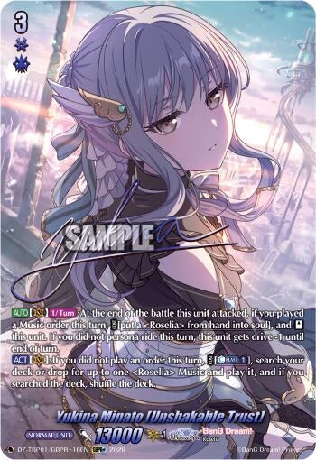 Image for Yukina Minato [Unshakable Trust] (GBPR+) - Cardfight Vanguard