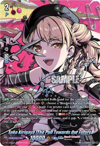 Image for Toko Kirigaya [Drawing the Future Closer] (GBPR+) - Cardfight Vanguard