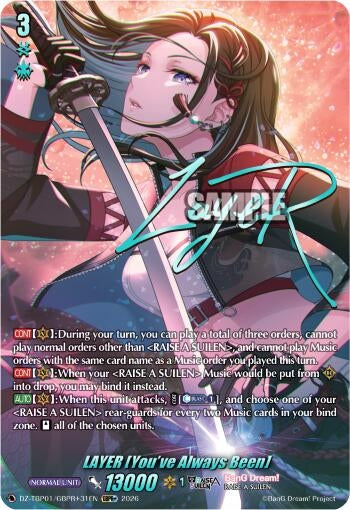 Image for LAYER [You've Always Been] (GBPR+) - Cardfight Vanguard