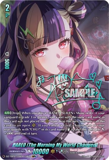 Image for PAREO [A Morning That Changed It All] (GBPR+) - Cardfight Vanguard