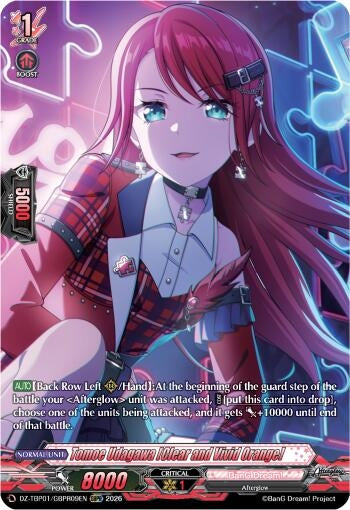 Image for Tomoe Udagawa [Clear and Vivid Orange] (GBPR) - Cardfight Vanguard