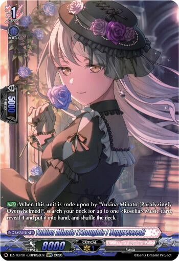 Image for Yukina Minato [Thoughts I Suppressed] (GBPR) - Cardfight Vanguard