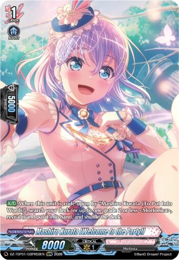Image for Mashiro Kurata [Welcome to the Party!] (GBPR) - Cardfight Vanguard