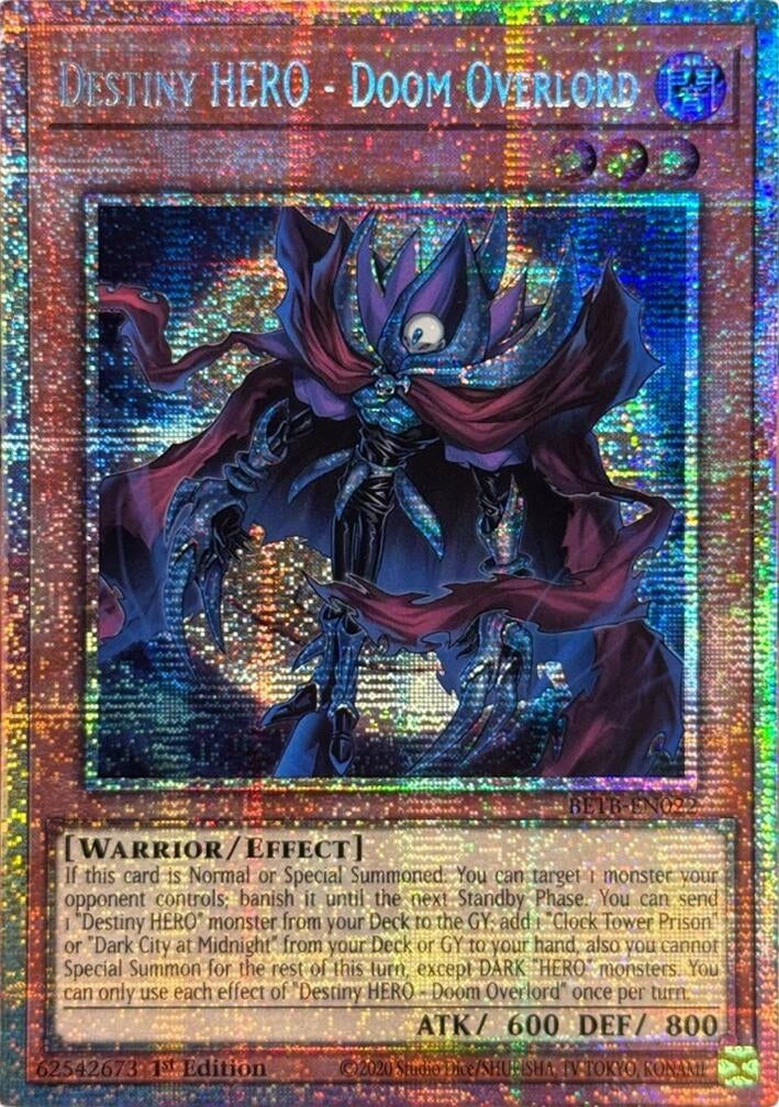 Image for Destiny HERO - Doom Overlord (Starlight Rare) (BETB-EN022) (BETB) - YuGiOh