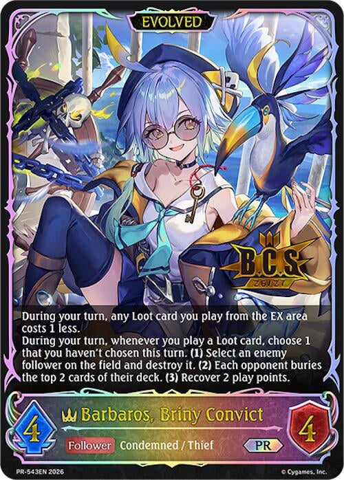 Barbaros, Briny Convict (Evolved) (PR-543EN) (SVPR)