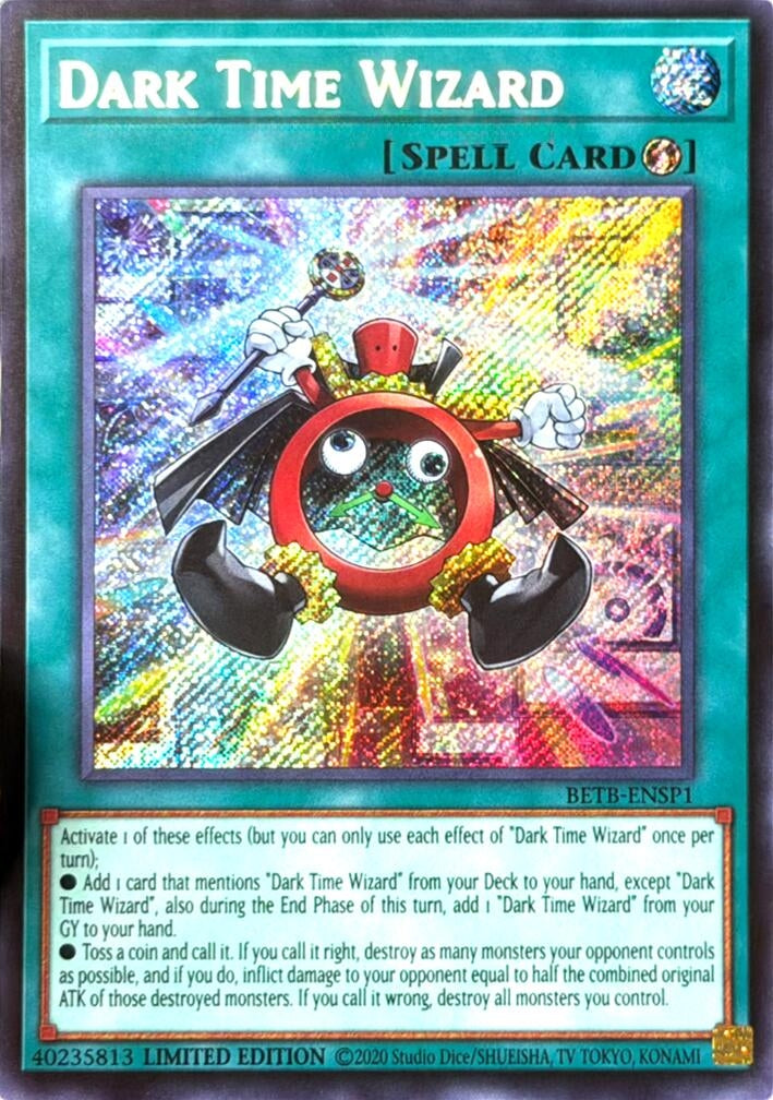 Image for Dark Time Wizard (Secret Rare) (BETB-ENSP1) (BETB) - YuGiOh