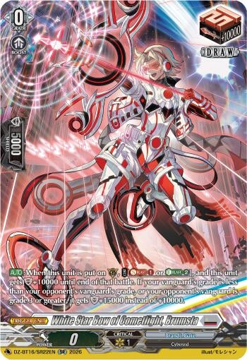 White Star Bow of Cometlight, Brumsta (SR) (DZ-BT16/SR22EN) (DZ-BT16)