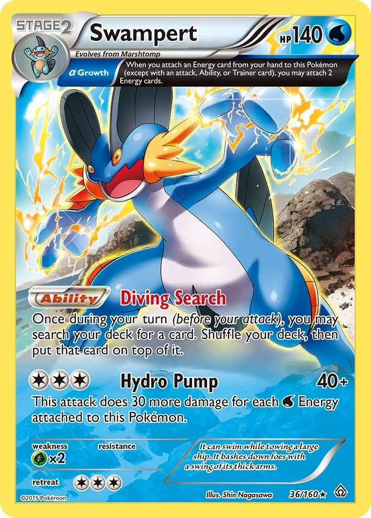 Swampert (Alpha) (36/160)