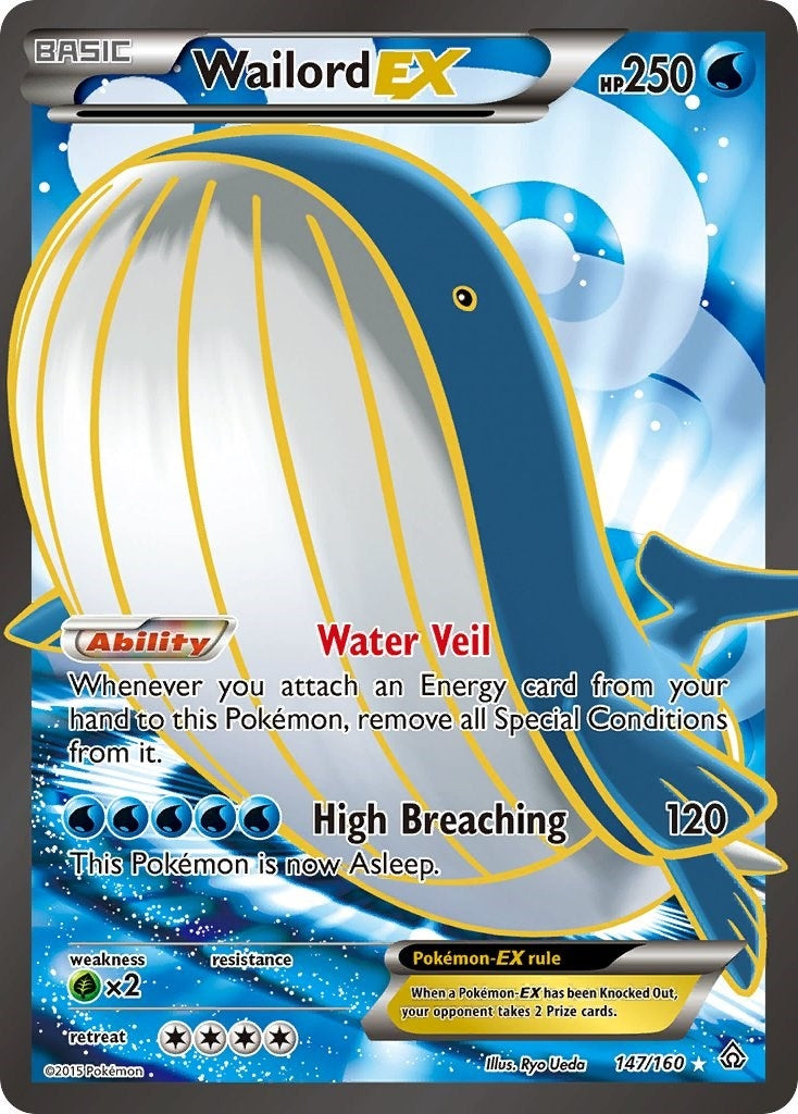 Wailord EX (147 Full Art) (147/160)