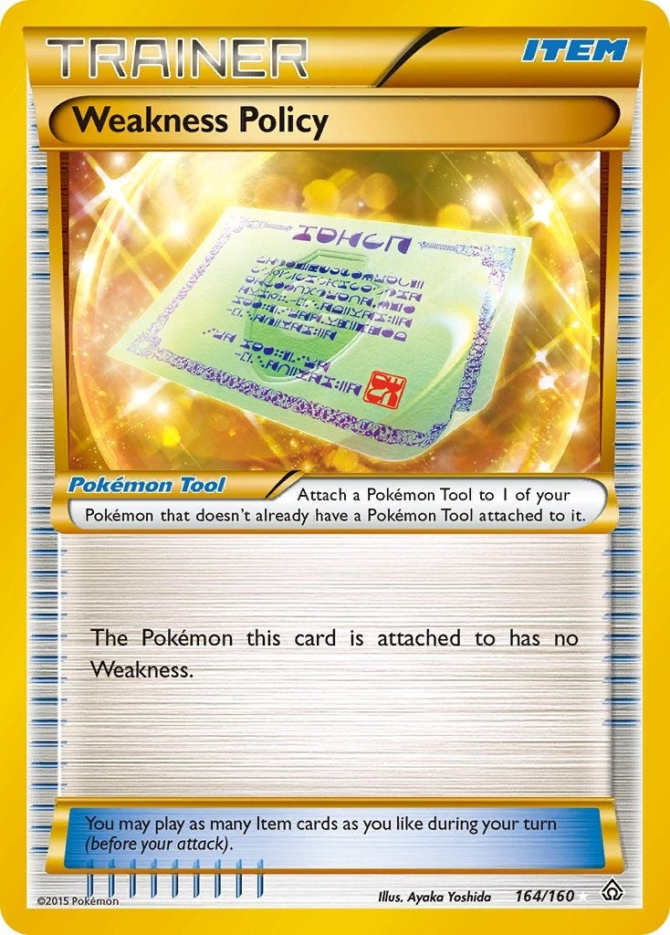 Weakness Policy (164 Secret Rare) (164/160)