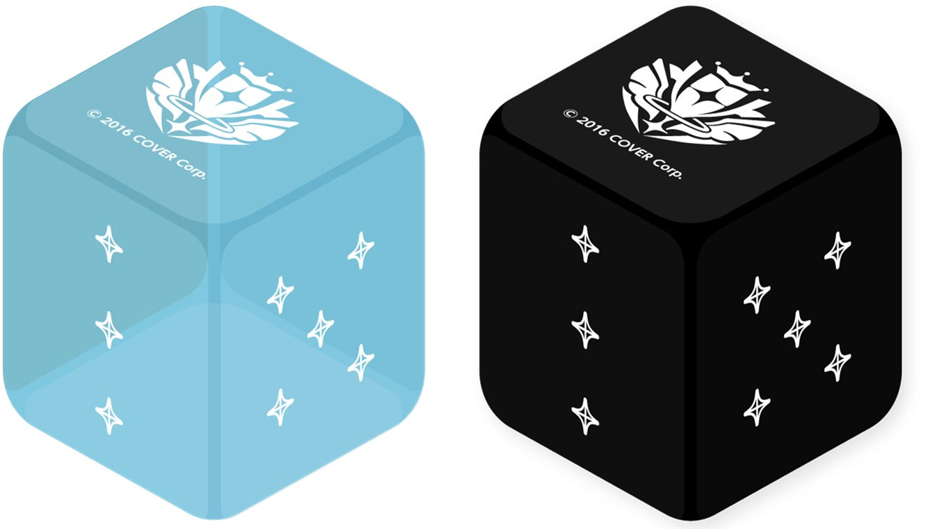 Official Dice - Light Blue & Black (2-piece set) | hololive OCG
