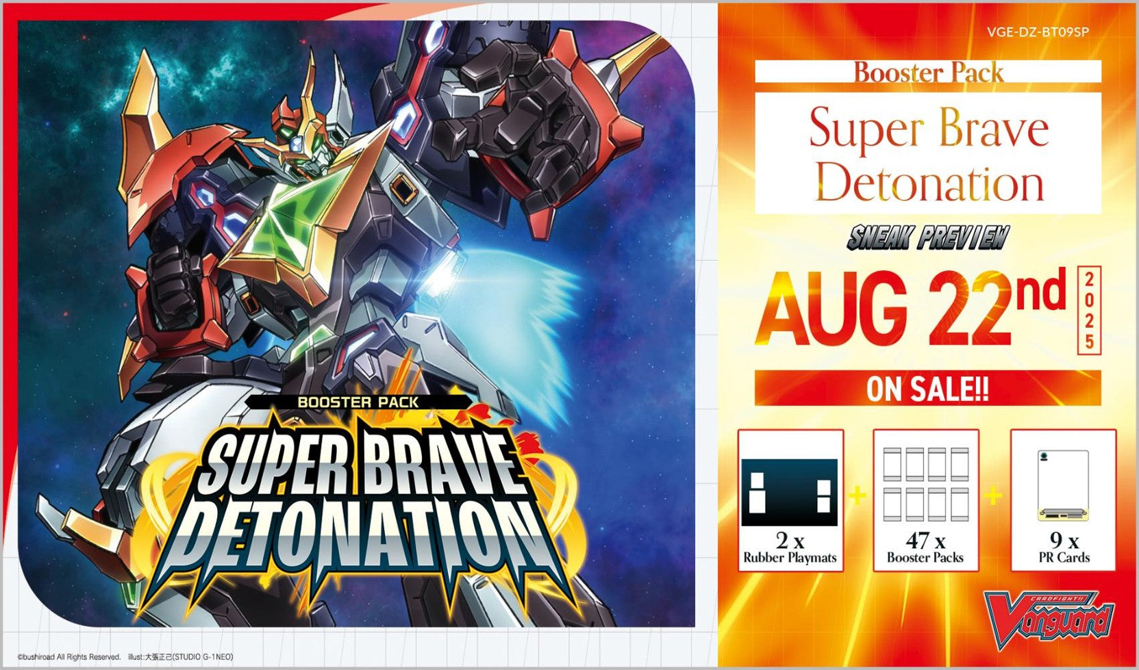 Sneak Preview Kit | DZ-BT09 Super Brave Detonation