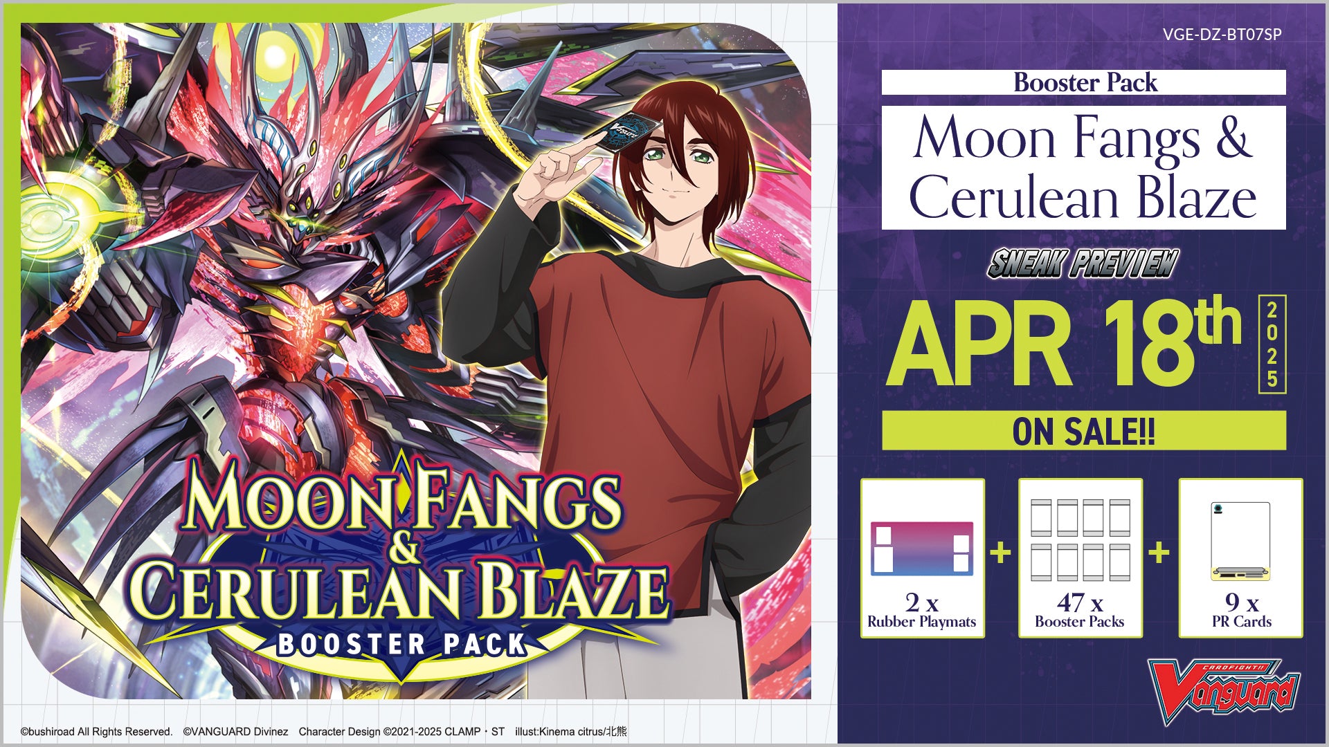 Sneak Preview Kit | DZ-BT07 Moon Fangs & Cerulean Blaze