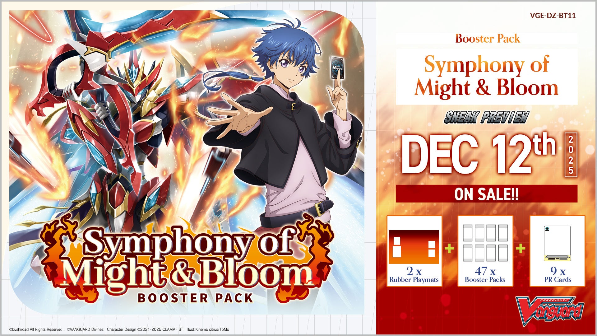 Sneak Preview Kit | DZ-BT11 Symphony of Might & Bloom