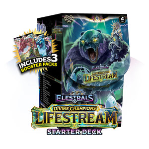 Lifestream Khione Starter Deck with 3 Booster Packs | Elestrals