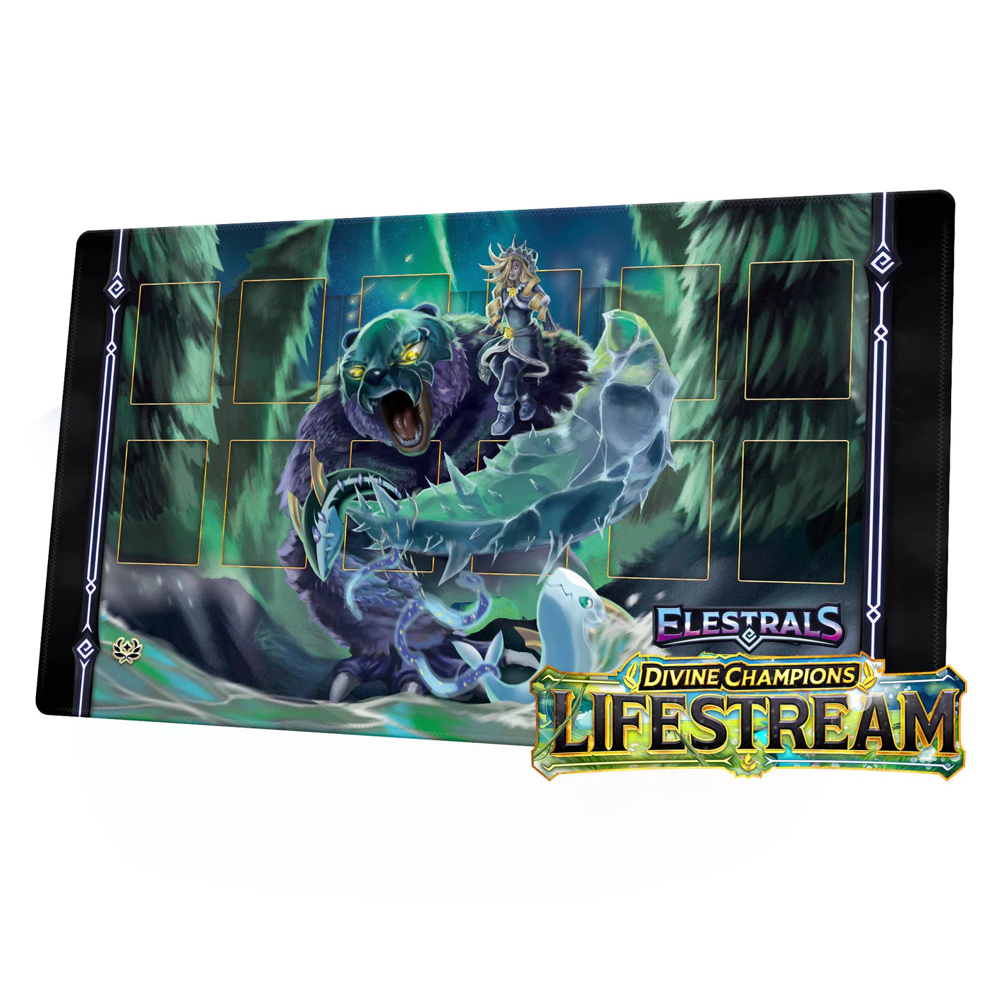 Lifestream Glaciursa Champion of Khione Playmat | Elestrals
