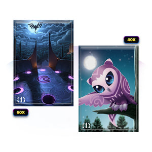 Frostfall Mountains of Boreas Card Sleeves | Elestrals
