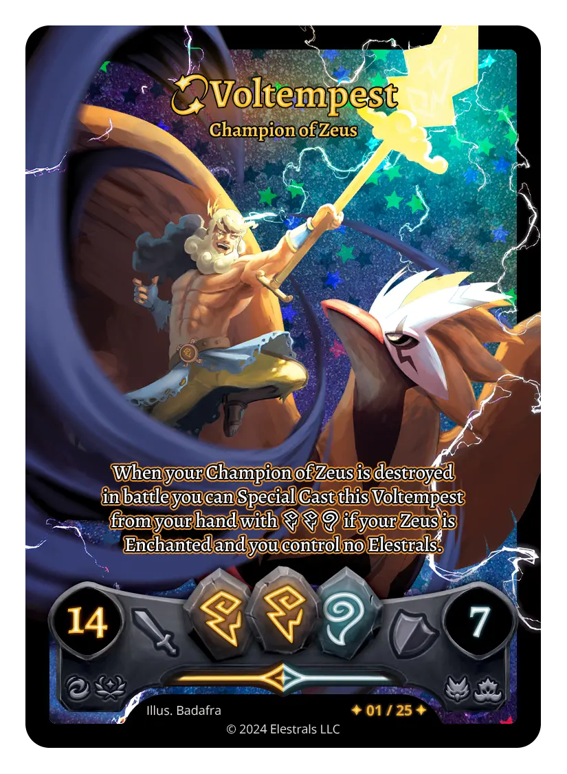 Voltempest - Champion of Zeus (Serialized) (/25)