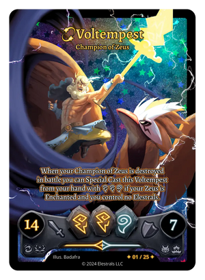 Voltempest - Champion of Zeus (Serialized) (/25)