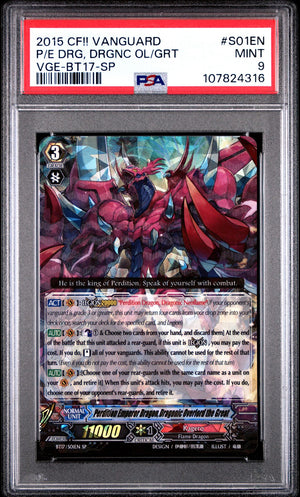 PERDITION EMPEROR DRAGON, DRAGONIC OVERLORD THE GREAT (SP) PSA 9