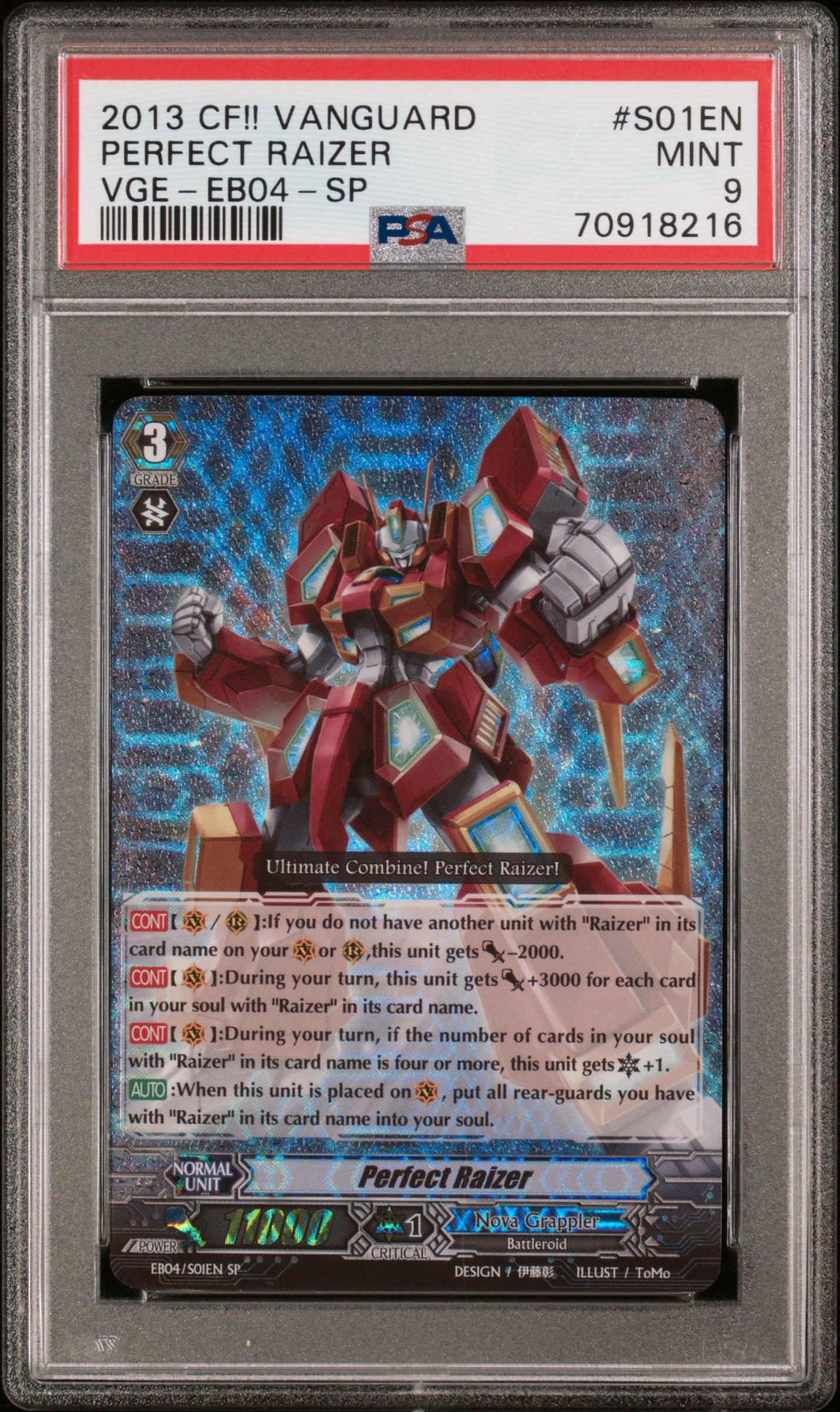 Perfect Raizer (SP) PSA 9
