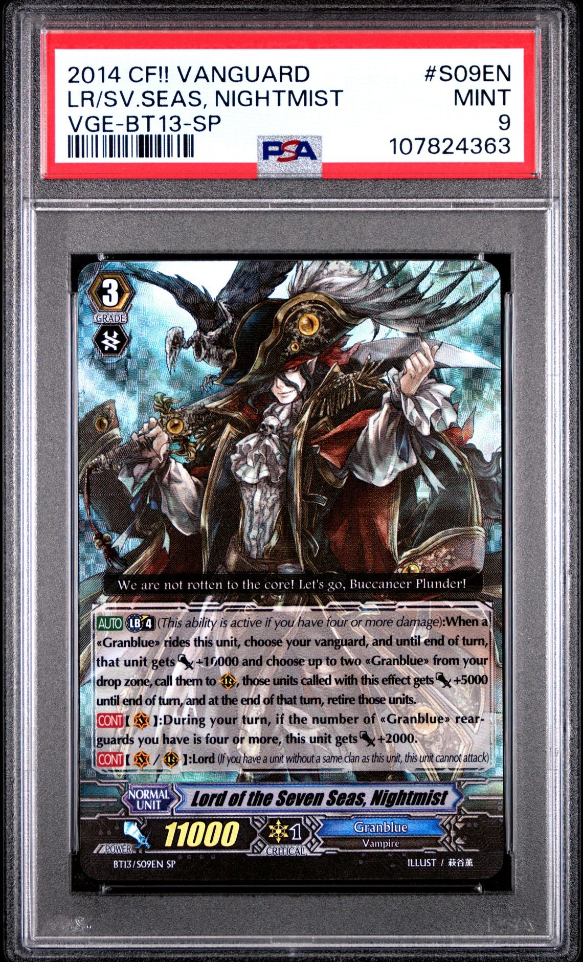 LORD OF THE SEVEN SEAS, NIGHTMIST (SP) PSA 9