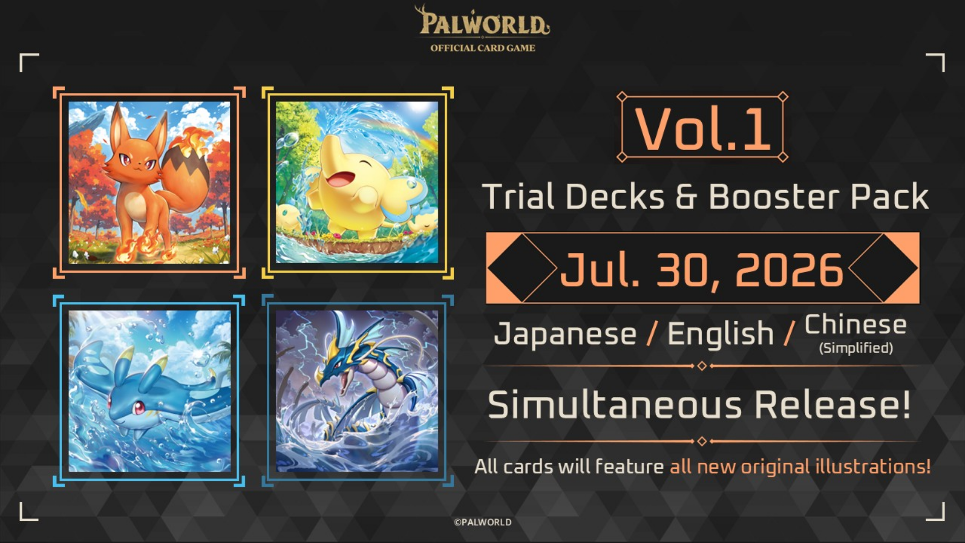 2ND PRINT Dawn of Palpagos Booster Box (POCGe-BP01) | Palworld OCG