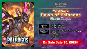 Dawn of Palpagos Green・Purple Trial Deck (PRESALE) | Palworld OCG