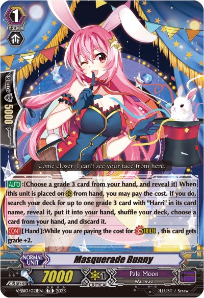 Masquerade Bunny (V-SS10/021EN) [Premium Battle Deckset 2023]