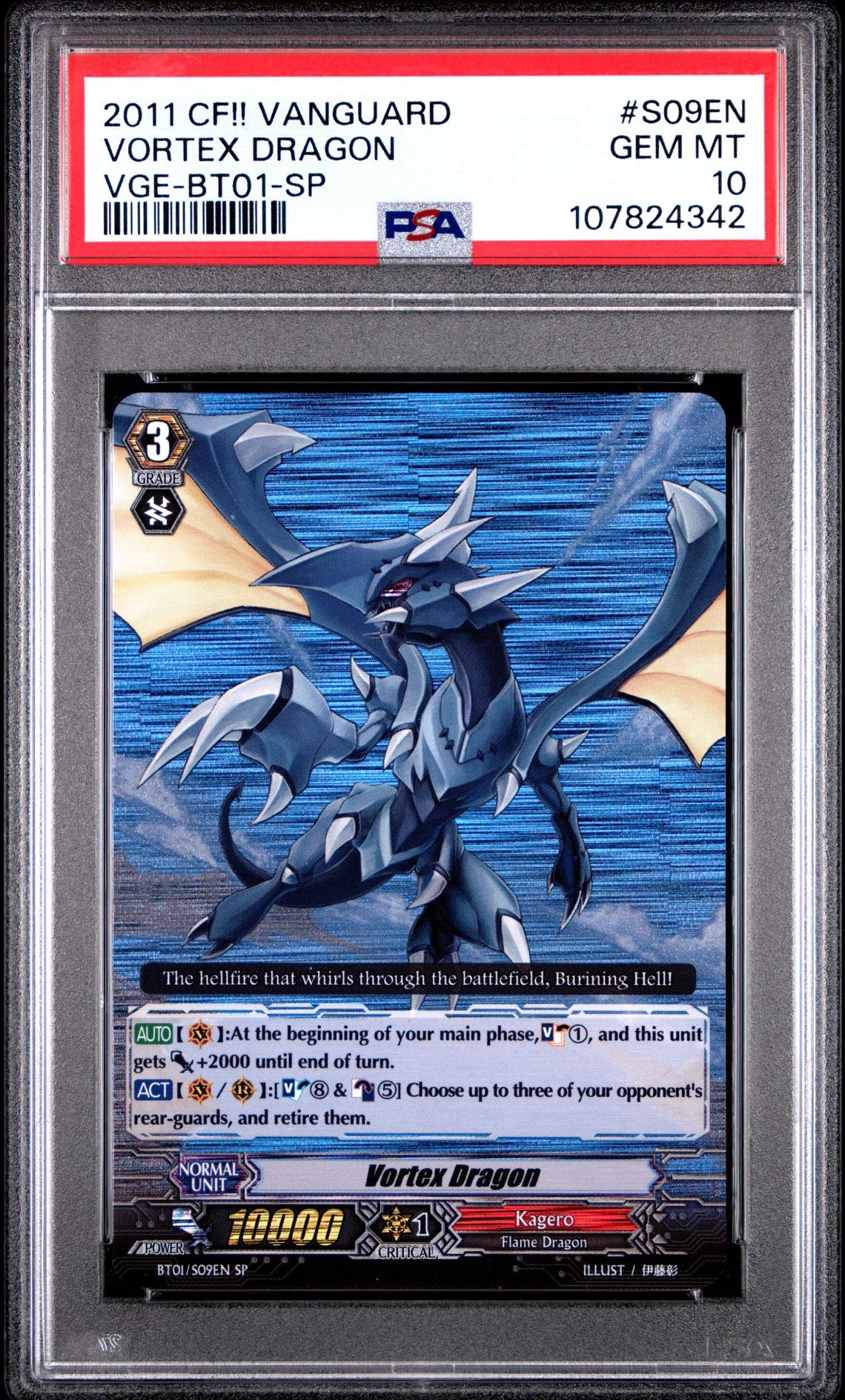 VORTEX DRAGON (SP) PSA 10