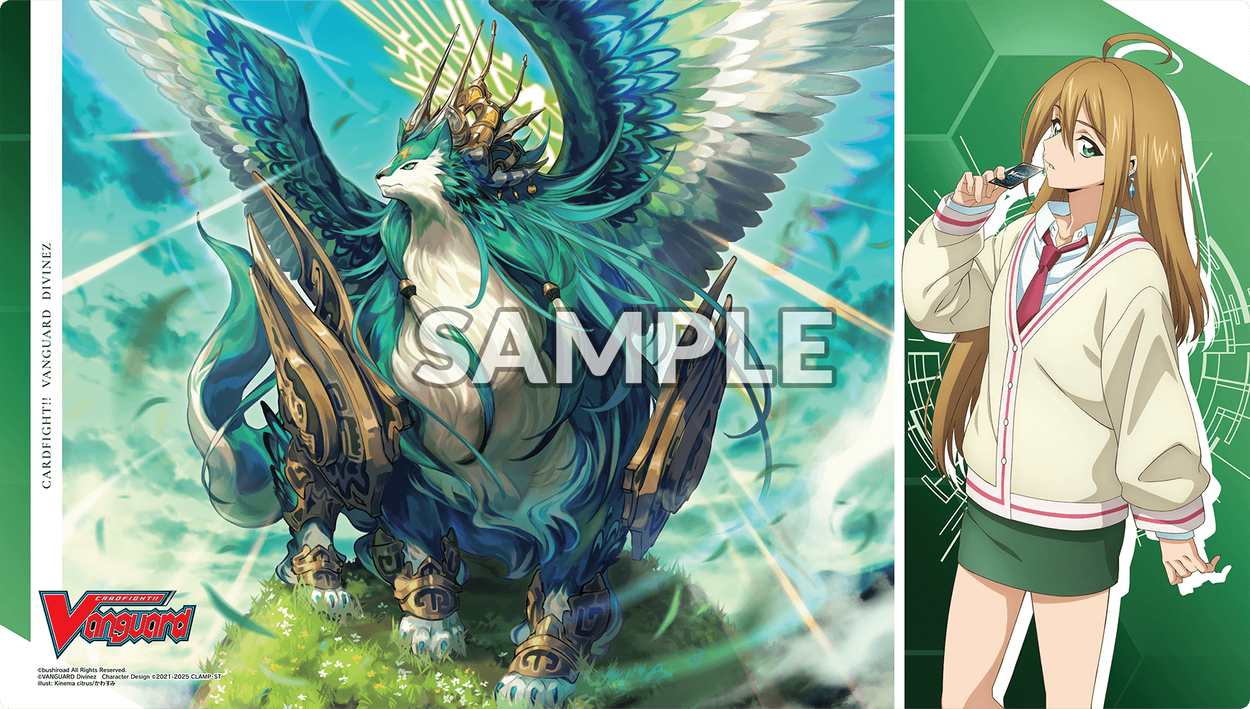 “Megumi & Magnolia Patriarch” Rubber Playmat | Bushi Supplies