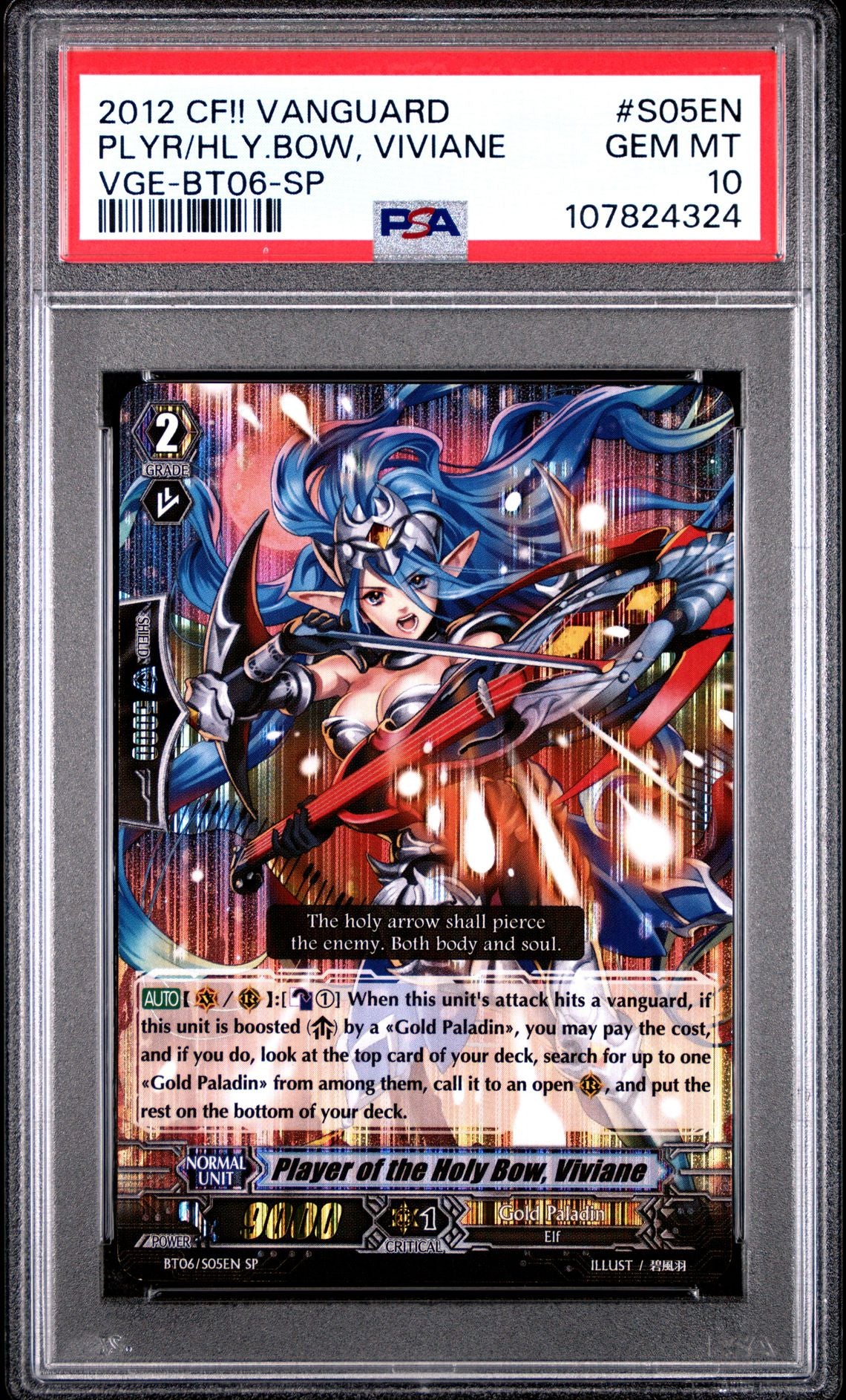 PLAYER OF THE HOLY BOW, VIVIANE (SP) PSA 10