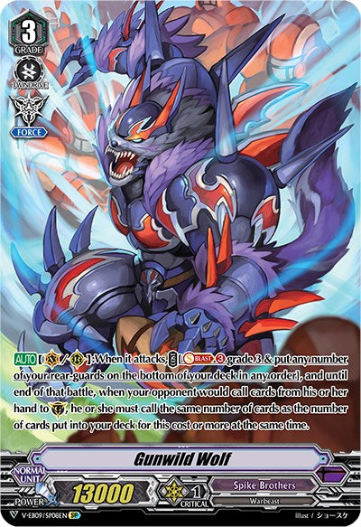 Gunwild Wolf (V-EB09/SP08EN) [The Raging Tactics]