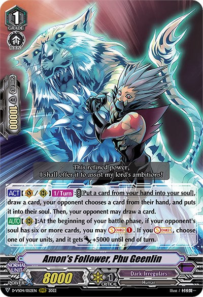 Amon's Follower, Phu Geenlin (D-VS04/052EN) [V Clan Collection Vol.4]