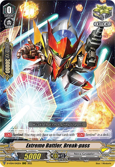 Extreme Battler, Break-pass (D-VS04/042EN) [V Clan Collection Vol.4]