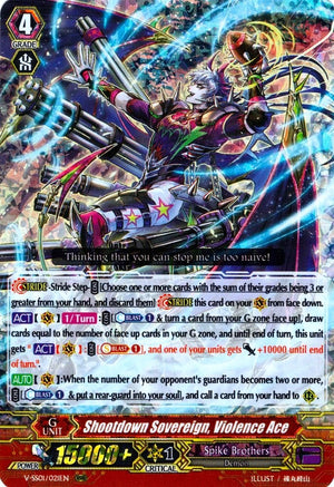 Shootdown Sovereign, Violence Ace (V-SS01/021EN) [Premium Collection 2019]