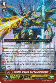 Dragon Ray R Golden Dragon, Ray Breath Dragon (RRR) (G-SD02/001EN) [G-Start Deck 2 ...