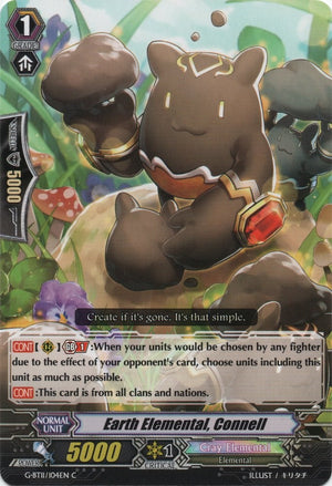 Earth Elemental, Connell (G-BT11/104EN) [Demonic Advent]
