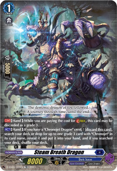 Steam Breath Dragon (D-SS02/009EN) [Stride Deckset -Chronojet-]