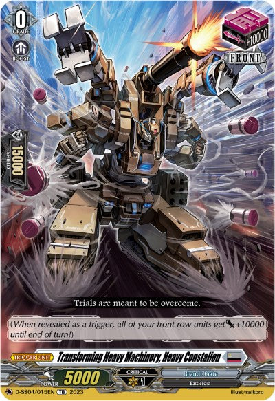 Transforming Heavy Machinery, Heavy Constalion (D-SS04/015EN) [Stride Deckset - Messiah]