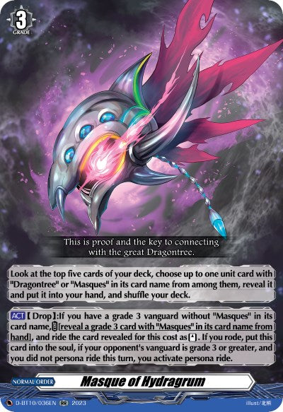 Masque of Hydragrum (D-BT10/036EN) [Dragon Masquerade]