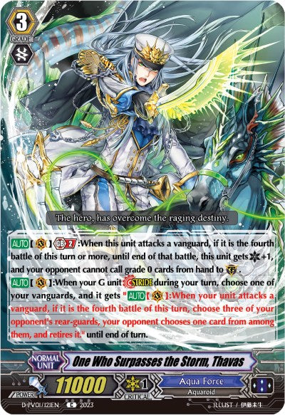 One Who Surpasses the Storm, Thavas (D-PV01/121EN) [D-PV01: History Collection]