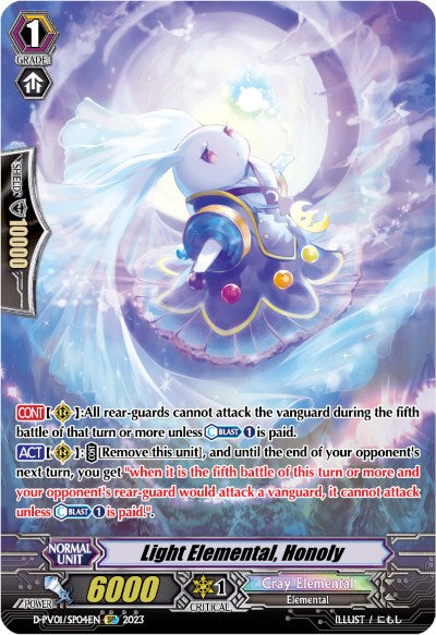 Light Elemental, Honoly (D-PV01/SP04EN) [D-PV01: History Collection]