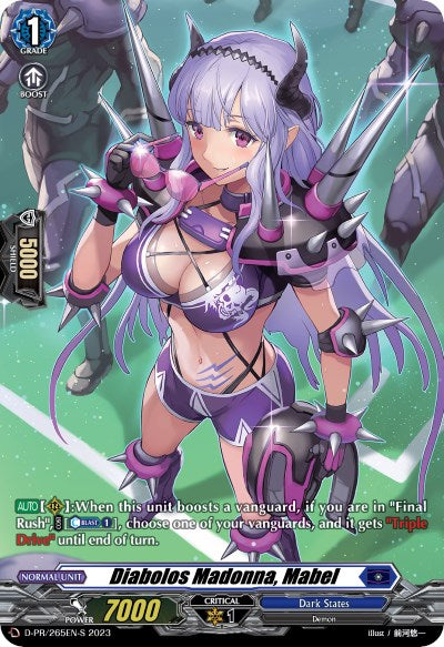 Diabolos Madonna, Mabel (Foil) (D-PR/265EN-S) [Clash of the Heroes]